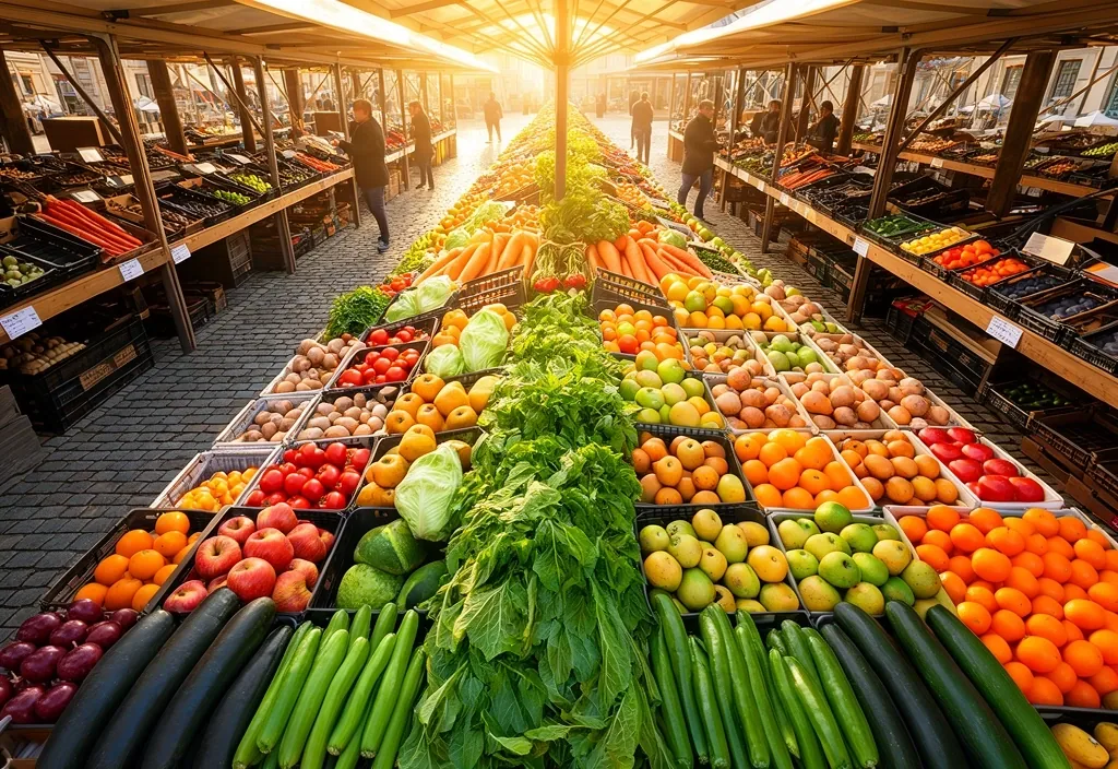 Marché local de Dijon